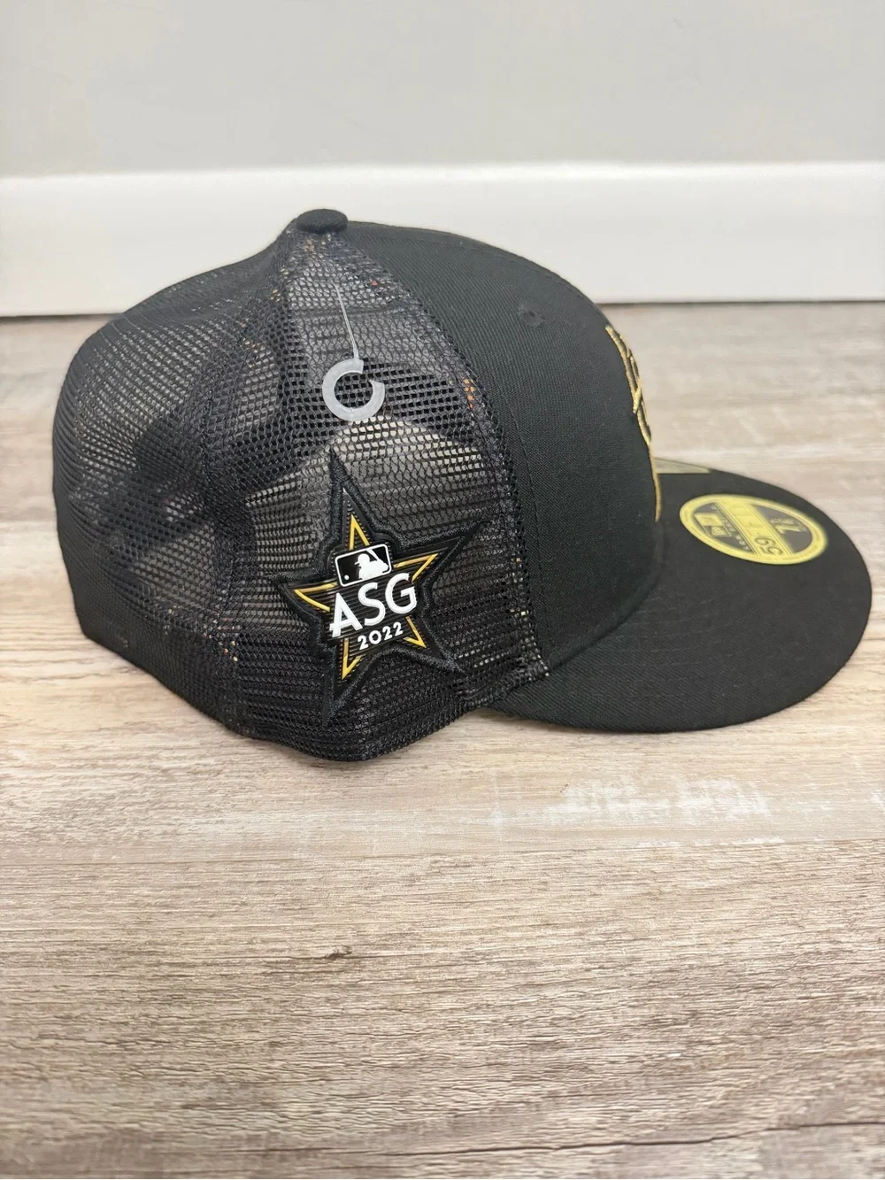 New Era Miami Marlins 2022 MLB ALL-STAR GAME Black Fitted Hat, size 7 7/8 NWT